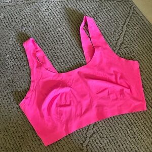 No Boundaries Bright Pink Sports Bra